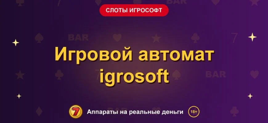 Обложка обзора «Игровой автомат igrosoft», раздел «Слоты Игрософт»