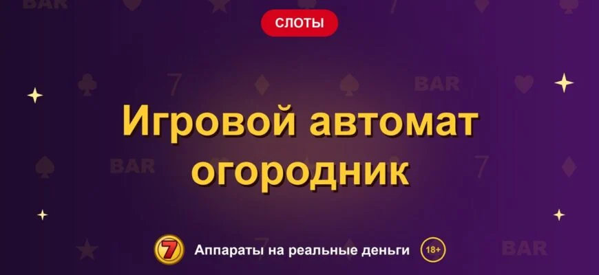 Обложка обзора «Игровой автомат огородник», раздел «Другие слоты»